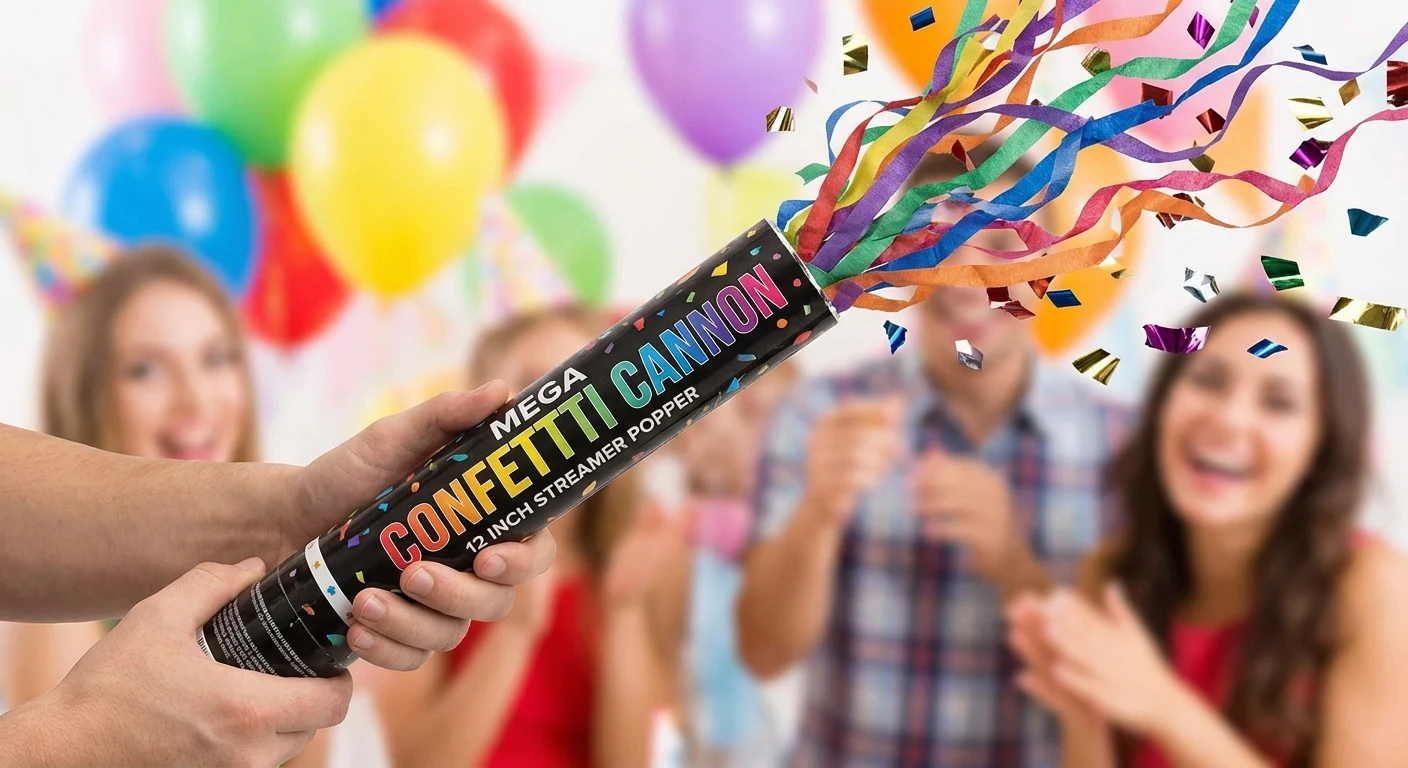 Beistle Confetti Cannon Mega 12-Inch Streamer image 2