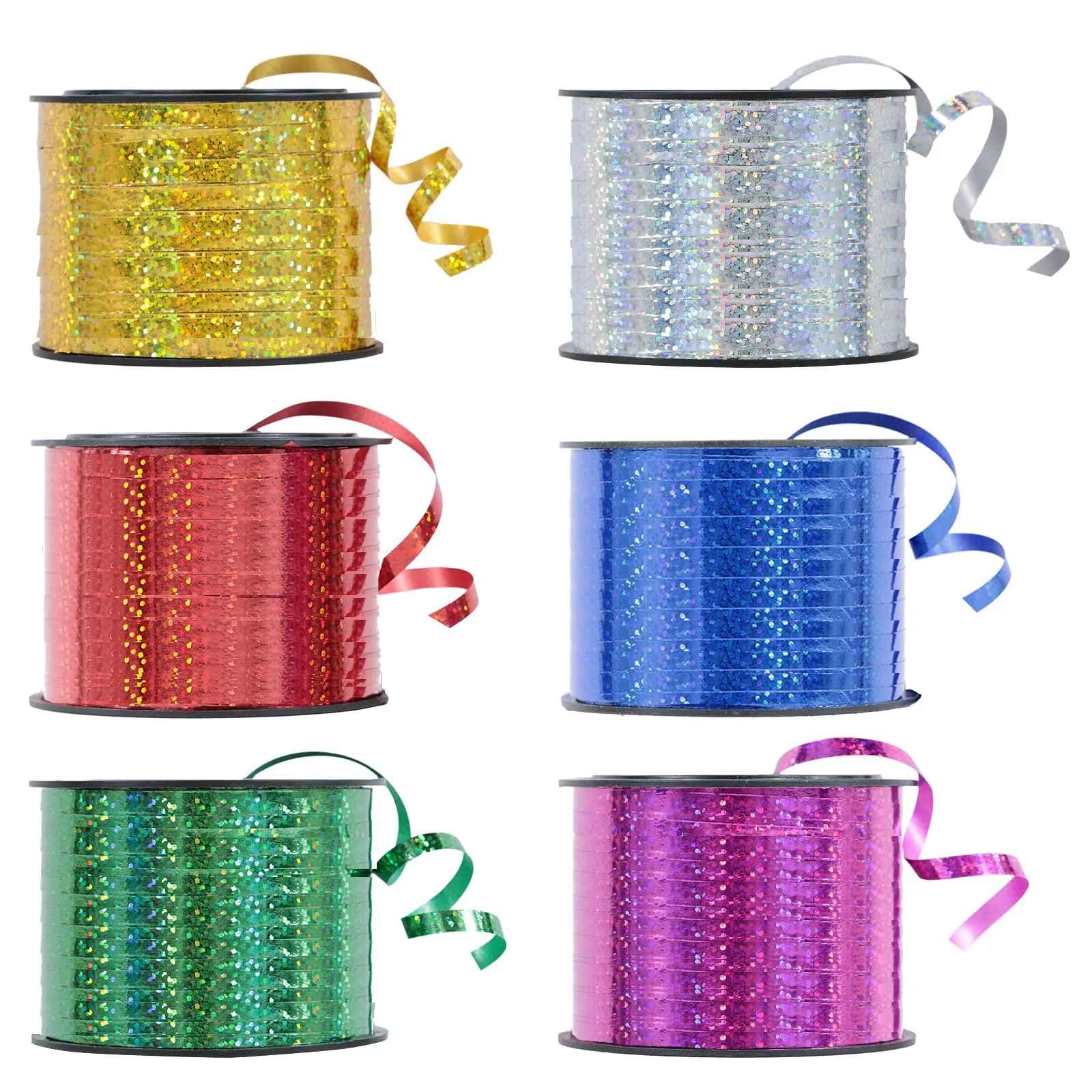 Darice Metallic Curling Ribbon 10-Pack Multicolor image 2