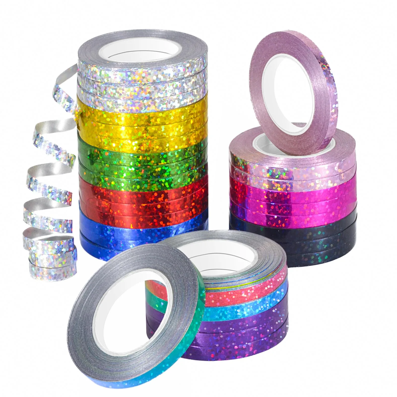 Darice Metallic Curling Ribbon 10-Pack Multicolor image 3