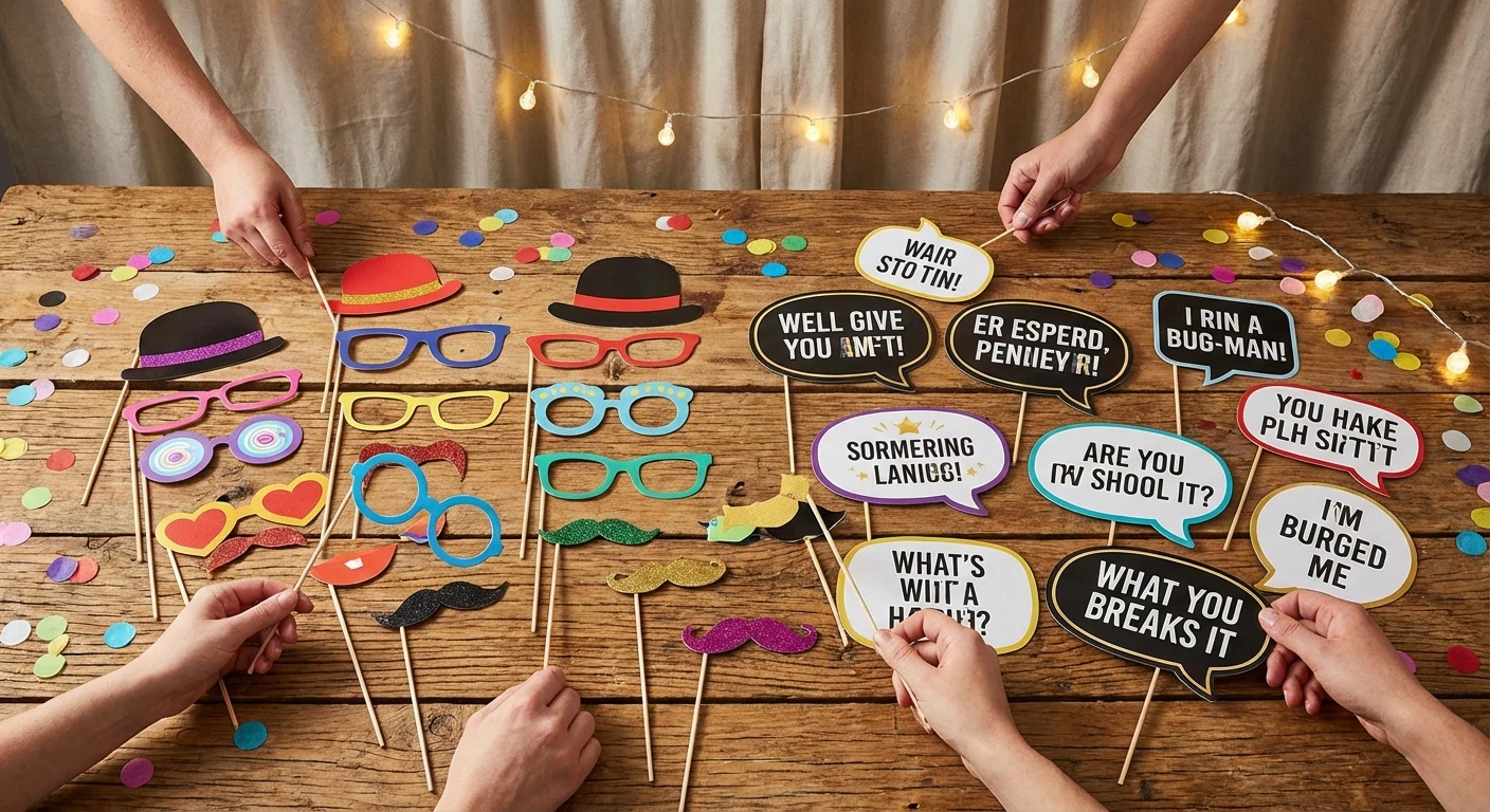 Elcoho Photo Booth Props Kit 40-Piece image 3