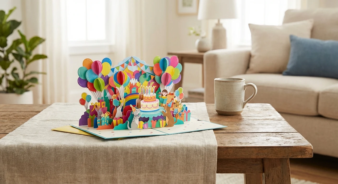 Hallmark Paper Wonder Pop Up Card Birthday image 2