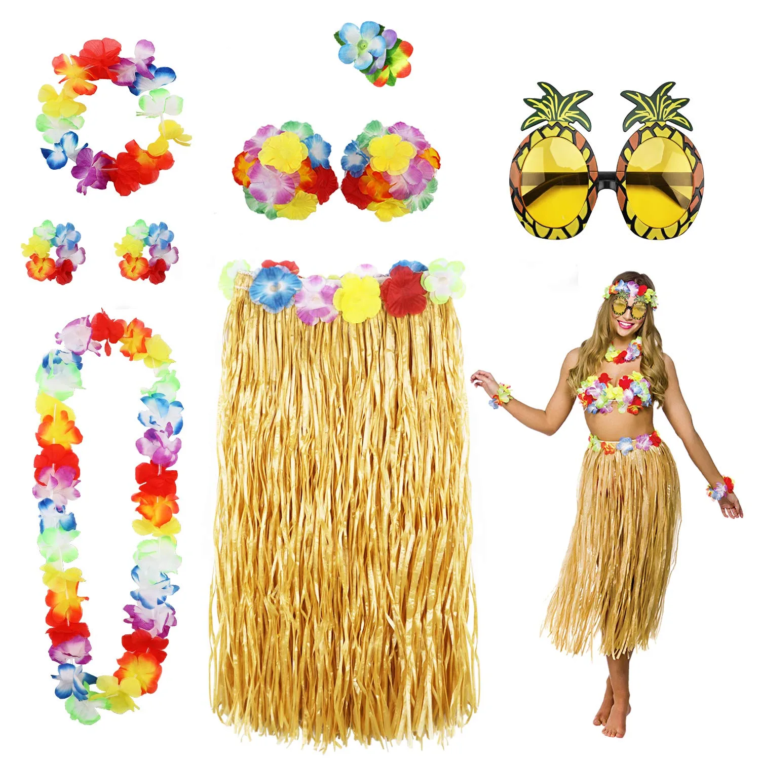 JOYIN Fiesta Tropical Luau Party Decoration Kit