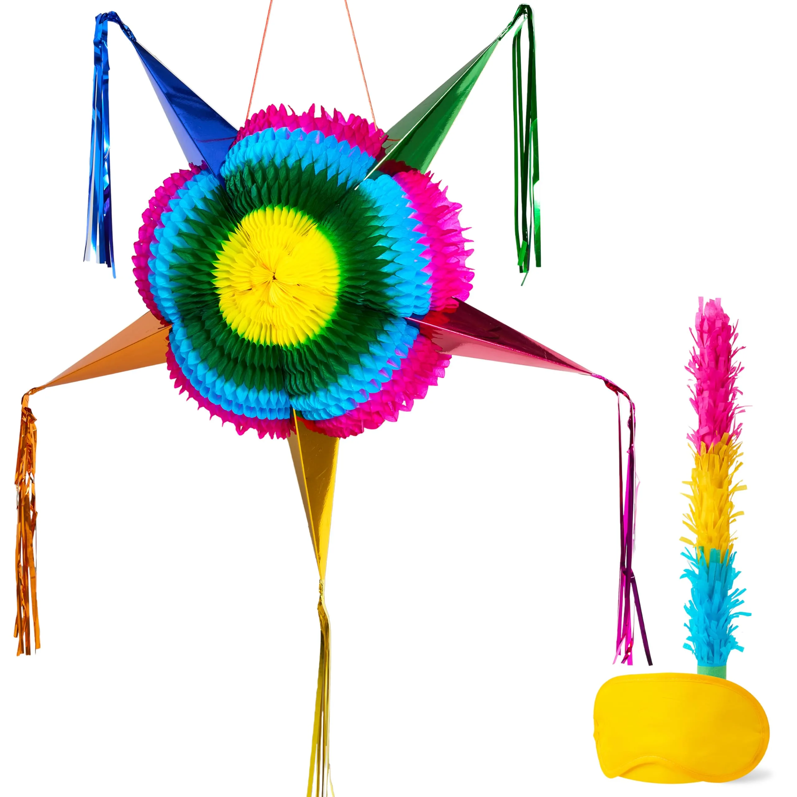 JOYIN Pinata Star Shape 24-Inch Rainbow image 3