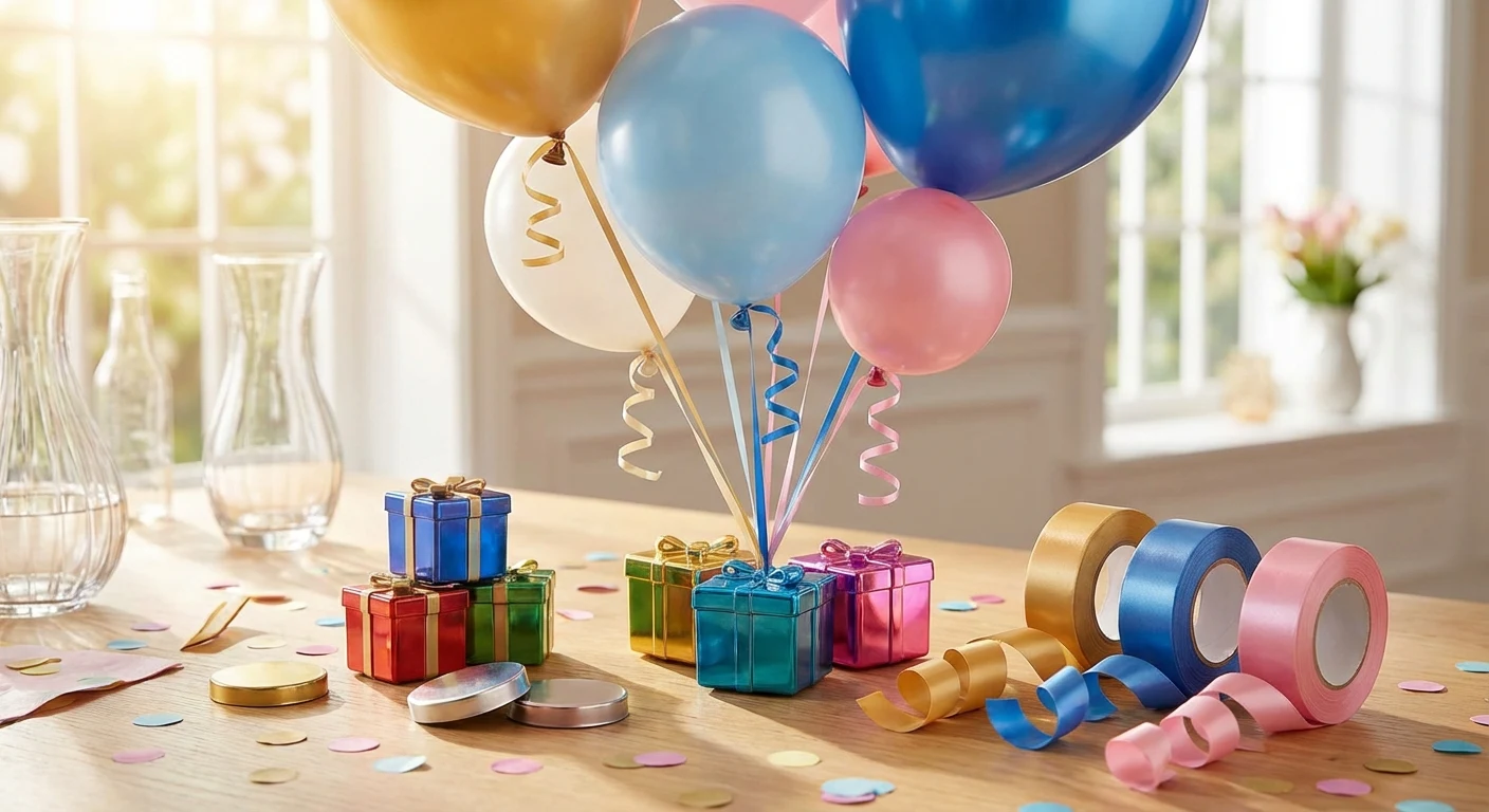 Juvale Balloon Centerpiece Kit 30-Piece Weight and Ribbon image 2