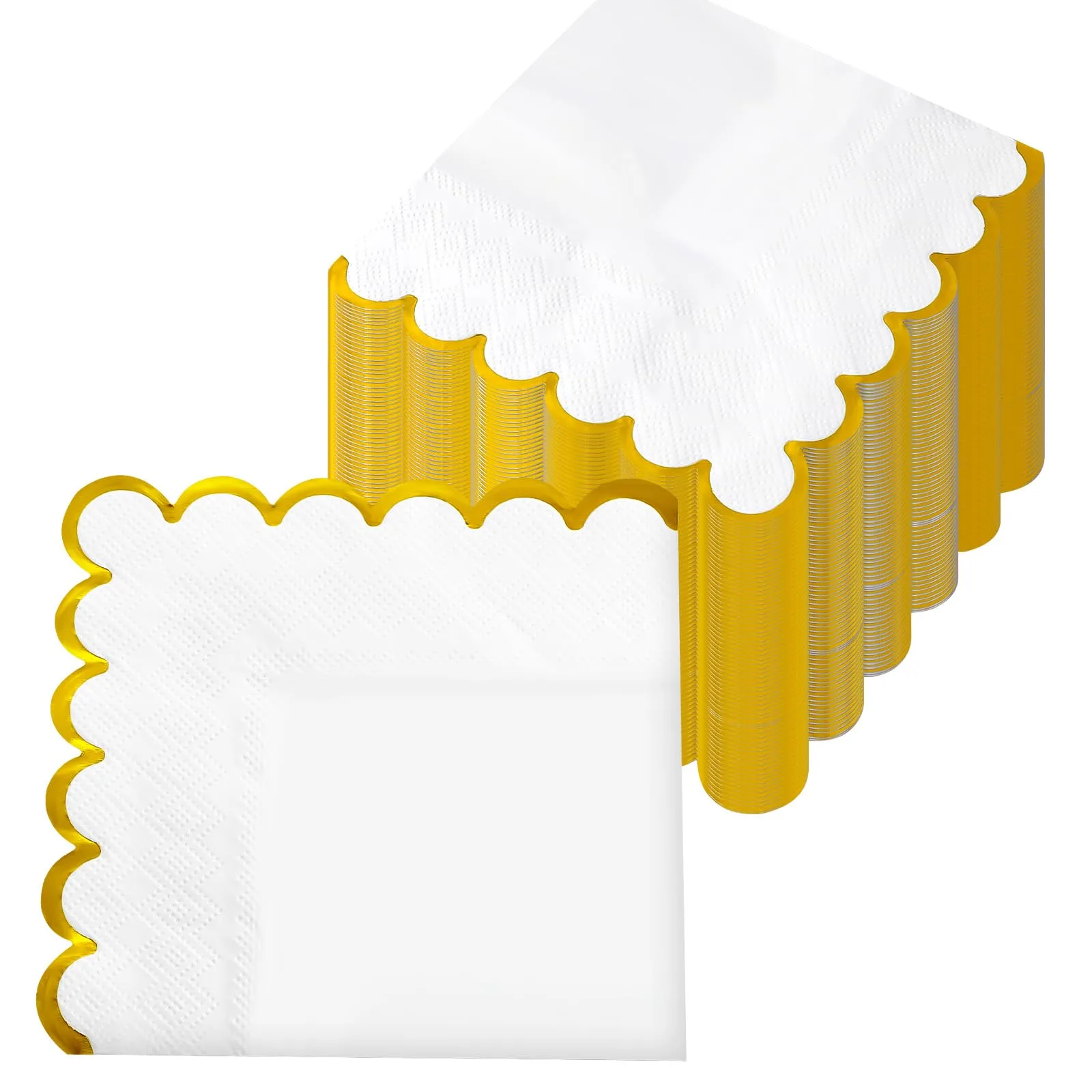 Smartake 200-Pack White Cocktail Napkins image 2