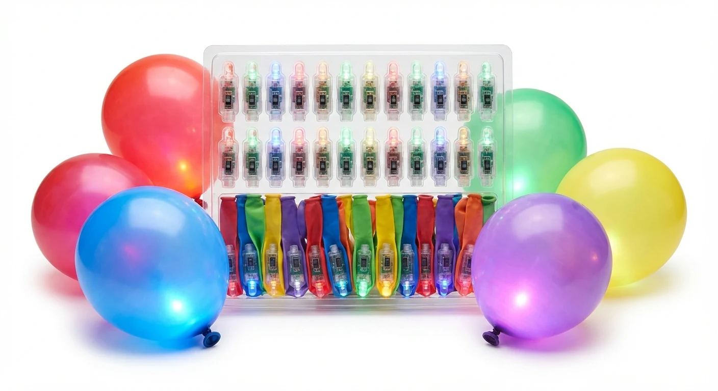 Smartcraft LED Balloon Lights 50ct Multicolor