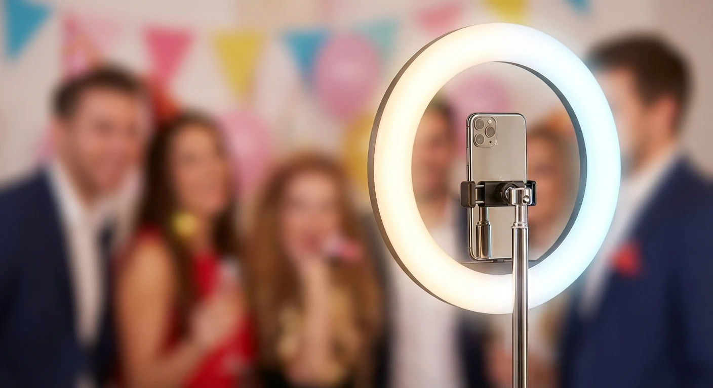 SmashBalloon Instant Photo Booth Ring LED Selfie image 2