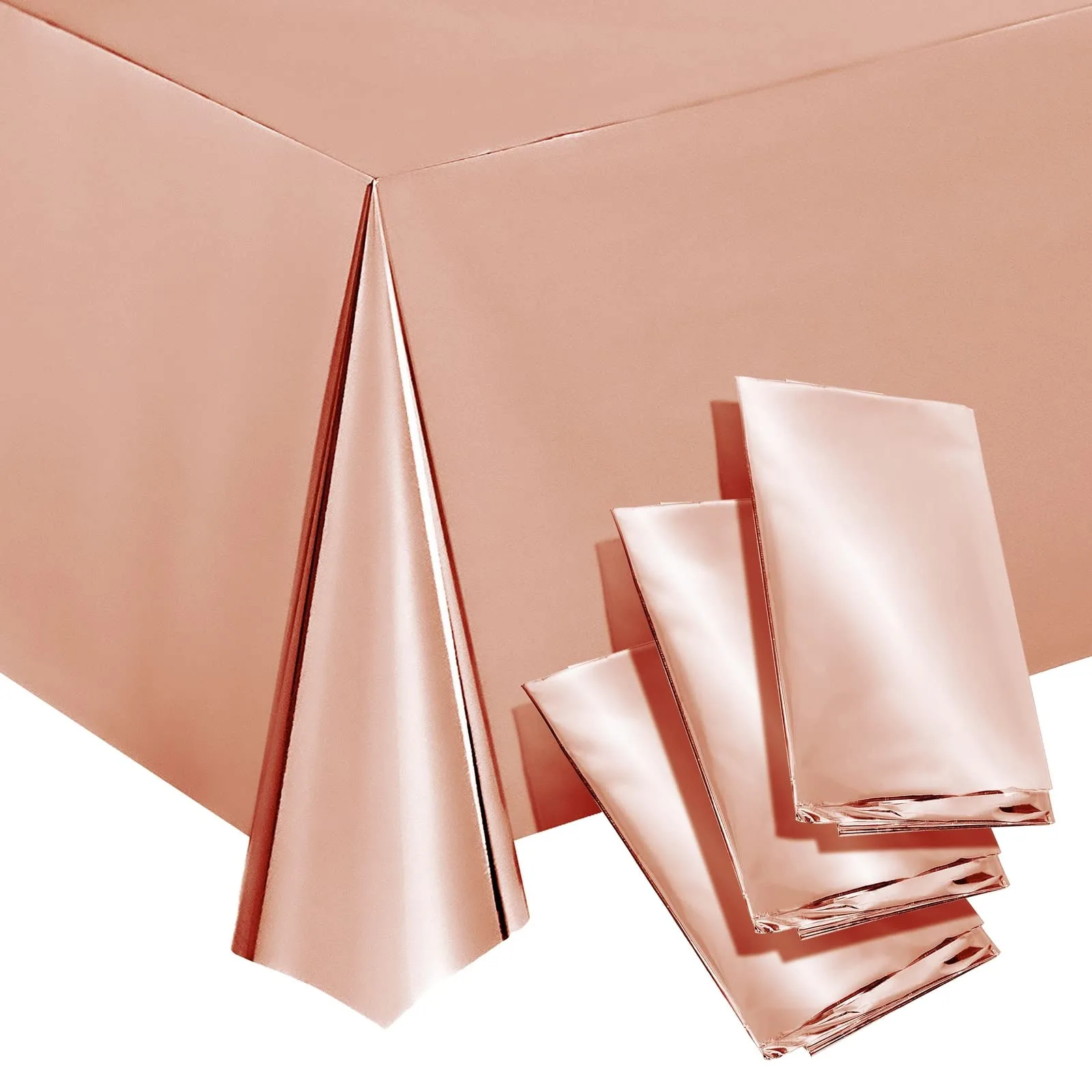 Unique Industries Metallic Table Cover 54×108in 3-Pack
